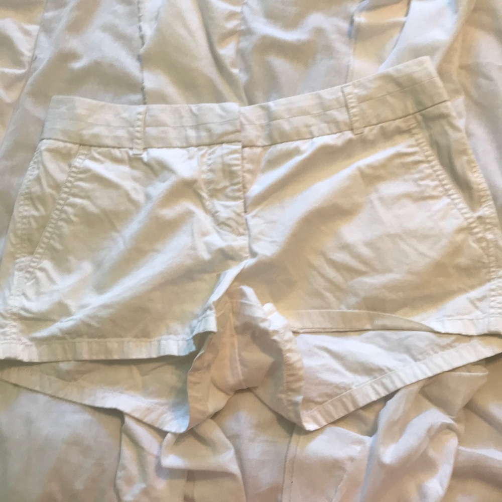 White J.Crew Chino Shorts size 2